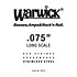 42075 Red Strings Stainless Steel .075 Warwick
