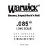 42085 Red Strings Stainless Steel .085 Warwick