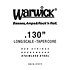 42130-TC Red Strings Stainless Steel Taper Core .130 Warwick