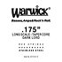 42175-TC Red Strings Stainless Steel Taper Core .175 Warwick