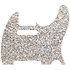 Hybrid Glass/Glitter Telecaster S/S Pickguard Silver Sparkle Fender