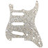 Hybrid Glass/Glitter Stratocaster SSS Pickguard Silver Sparkle Fender
