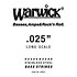 40025 Black Label Stainless Steel .025 Warwick