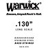 40130 Black Label Stainless Steel .130 Warwick