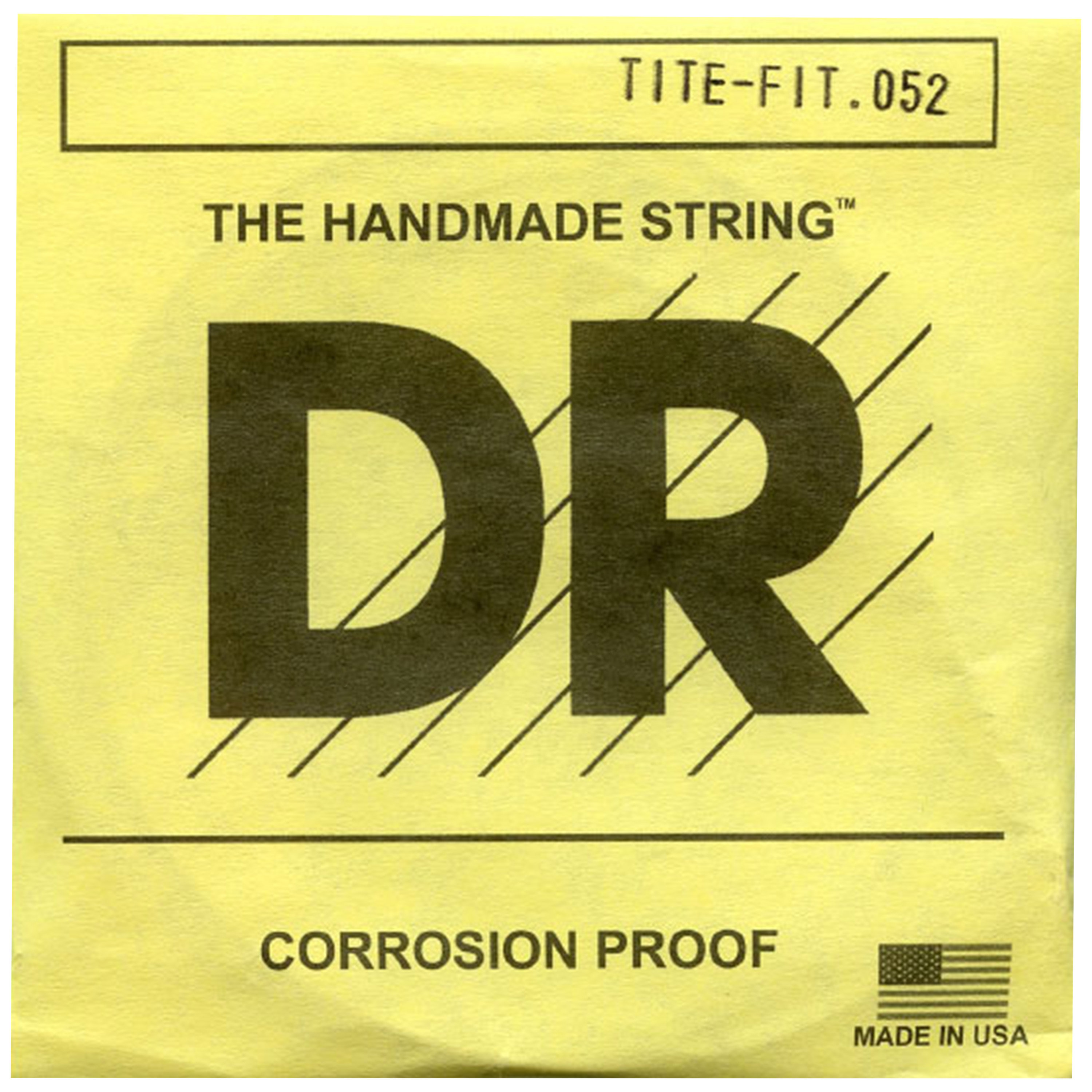 DR Strings Tite Fit Corde au détail filée .052 - Cordes guitare ...