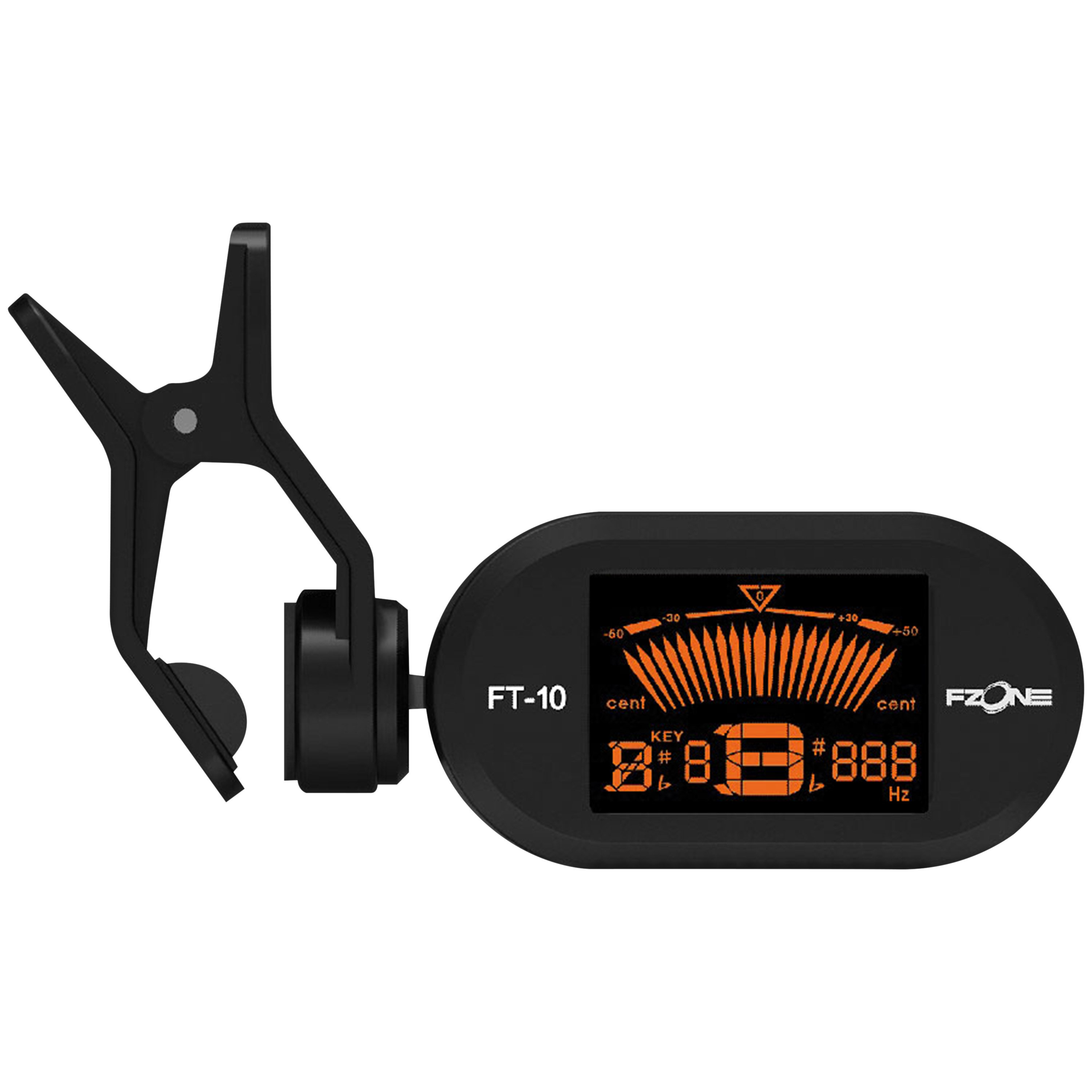 Fzone FT10 Mini Accordeur Black - Tuner SonoVente.com - nl