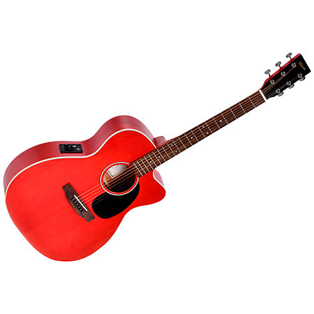 Ditson 000C-10E Trans Red Satin