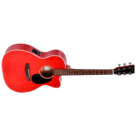 Ditson 000C-10E Trans Red Satin