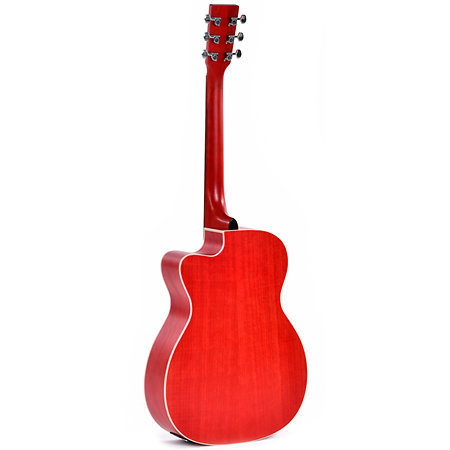 000C-10E Trans Red Satin Ditson