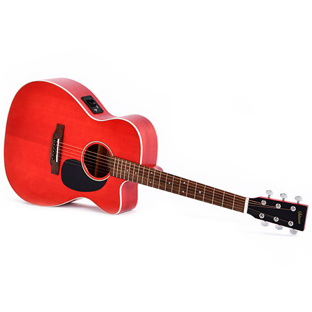 000C-10E Trans Red Satin Ditson