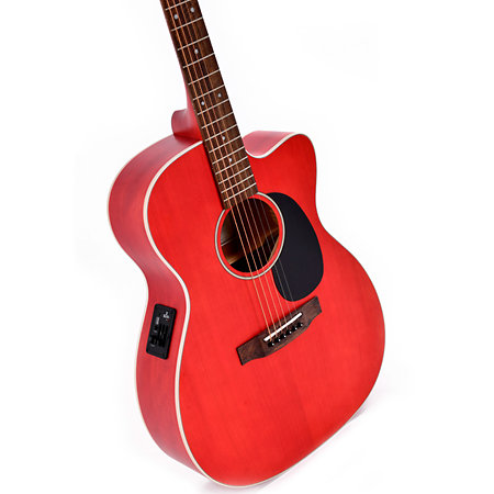 000C-10E Trans Red Satin Ditson