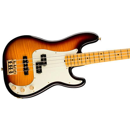 75th Anniversary American Professional PJ Bass 2-Color Sunburst + étui Fender
