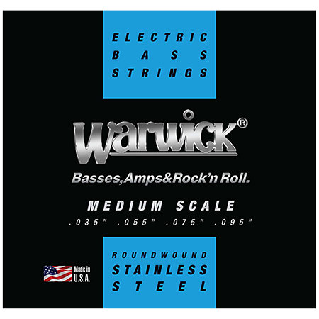 Warwick 39230 Black Label 4 Cordes Medium Scale 35-95