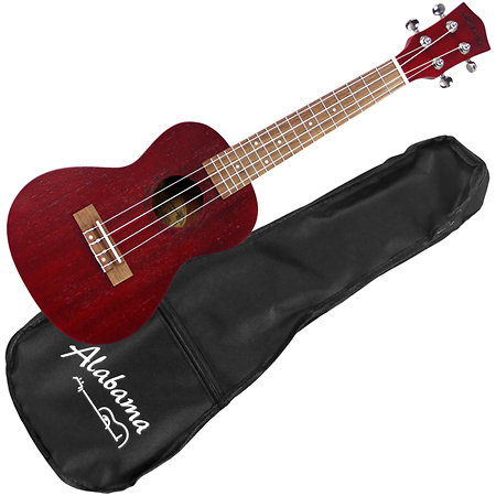 Alabama 110CRD Ukulélé Concert Red