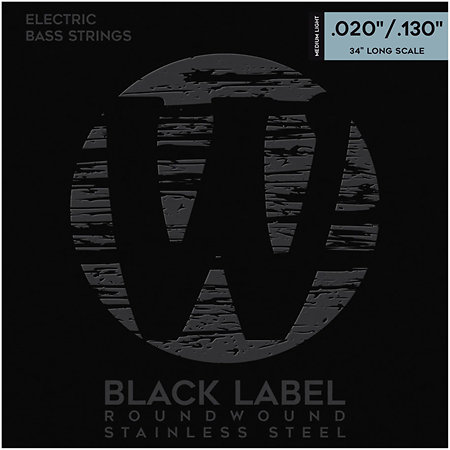 Warwick 40400 Black Label 6 Cordes Medium Light 20-130