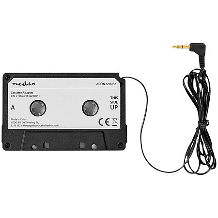 Nedis ACON2200BK - Adaptateur AUX MiniJack pour lecteur cassette