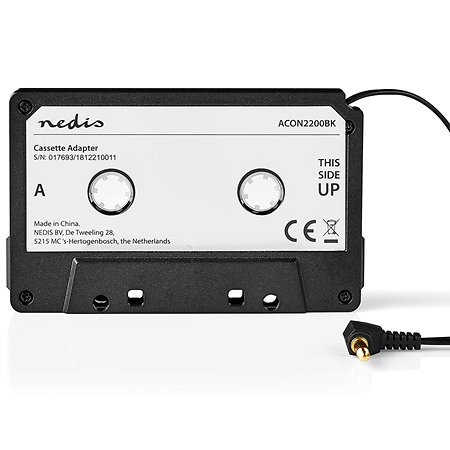 Nedis ACON2200BK - Adaptateur AUX MiniJack pour lecteur cassette