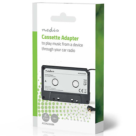 ACON2200BK - Adaptateur AUX MiniJack pour lecteur cassette Nedis