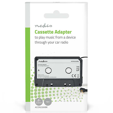 ACON2200BK - Adaptateur AUX MiniJack pour lecteur cassette Nedis