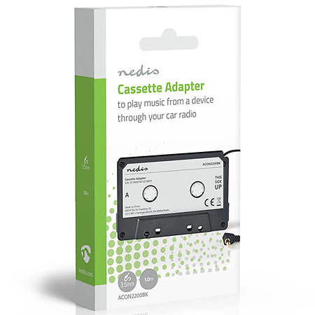 ACON2200BK - Adaptateur AUX MiniJack pour lecteur cassette Nedis