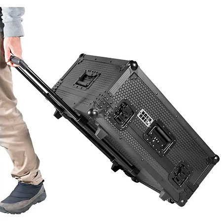 Walkasse Flight WING Compact Black Trolley + Wheels