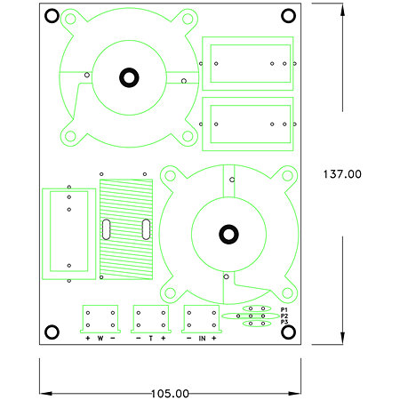 FB464 V2 16 ohms Crossover B&C Speakers