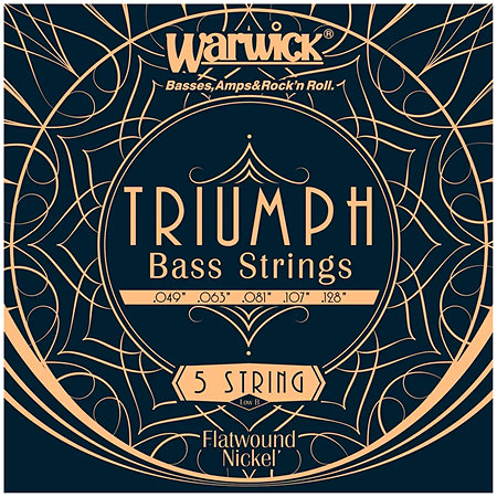 Warwick 44210 Triumph Bass Low B Set 49-128