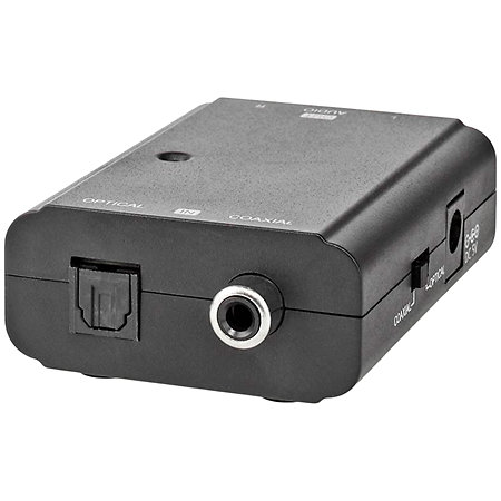 Nedis ACON2509BK - Convertisseur Toslink/SPDIF vers RCA