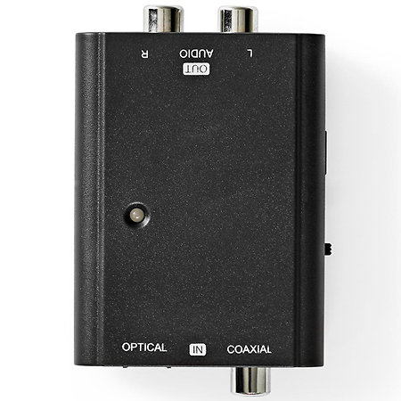 ACON2509BK - Convertisseur Toslink/SPDIF vers RCA Nedis