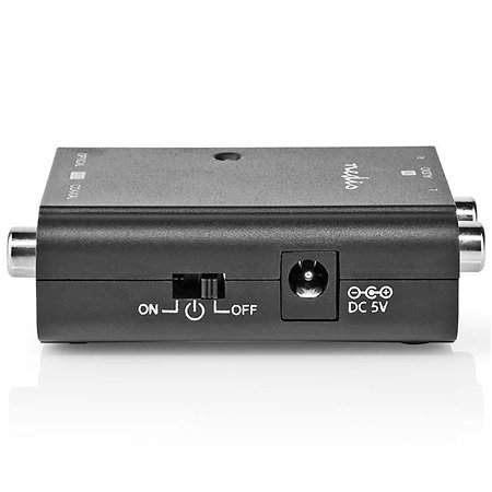 ACON2508BK - Convertisseur RCA vers Toslink/SPDIF Nedis