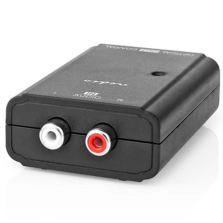 ACON2508BK - Convertisseur RCA vers Toslink/SPDIF Nedis