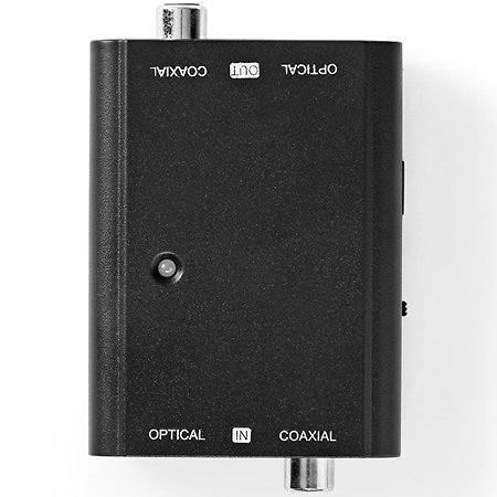 ACON2507BK - Convertisseur Toslink/SPDIF Nedis