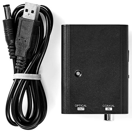 ACON2505BK - Convertisseur S/PDIF vers Toslink Nedis