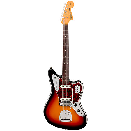 Vintera III Mid 60s Jaguar 3-Color Sunburst + housse Fender