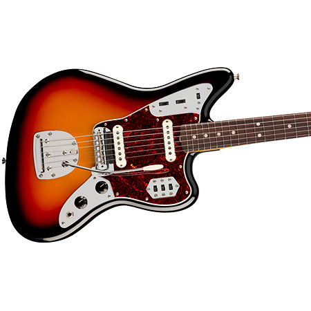 Vintera III Mid 60s Jaguar 3-Color Sunburst + housse Fender