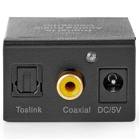 ACON2510BK - Convertisseur Toslink/SPDIF vers RCA/MiniJack Nedis