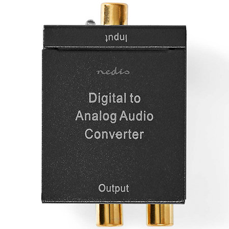 ACON2510BK - Convertisseur Toslink/SPDIF vers RCA/MiniJack Nedis