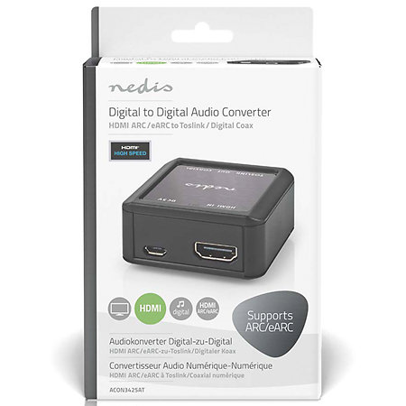 Nedis ACON3425AT - Convertisseur HDMI vers Toslink/SPDIF