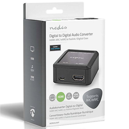 ACON3425AT - Convertisseur HDMI vers Toslink/SPDIF Nedis