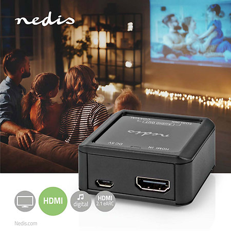 ACON3425AT - Convertisseur HDMI vers Toslink/SPDIF Nedis