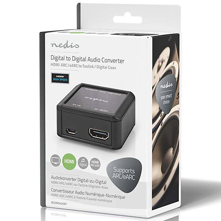 ACON3425AT - Convertisseur HDMI vers Toslink/SPDIF Nedis
