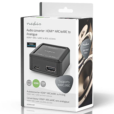 ACON3415AT - Convertisseur HDMI vers RCA MiniJack Nedis