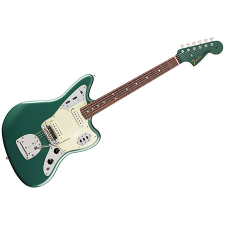 Vintera III Mid 60s Jaguar Sherwood Green Metallic + housse Fender