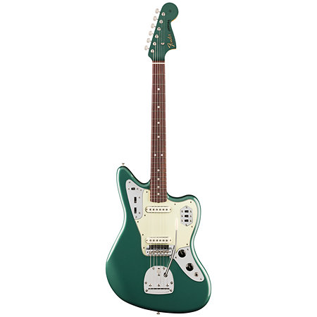 Vintera III Mid 60s Jaguar Sherwood Green Metallic + housse Fender