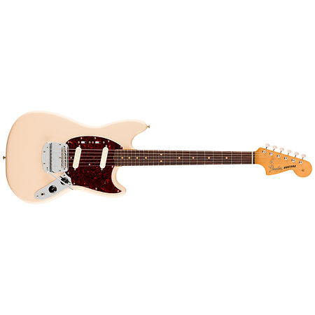 Vintera III Mid 60s Mustang Olympic White + housse Fender