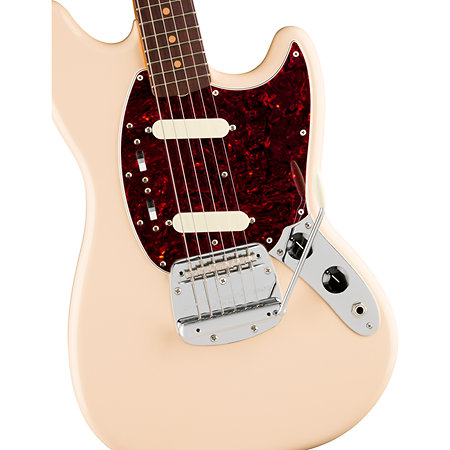 Vintera III Mid 60s Mustang Olympic White + housse Fender