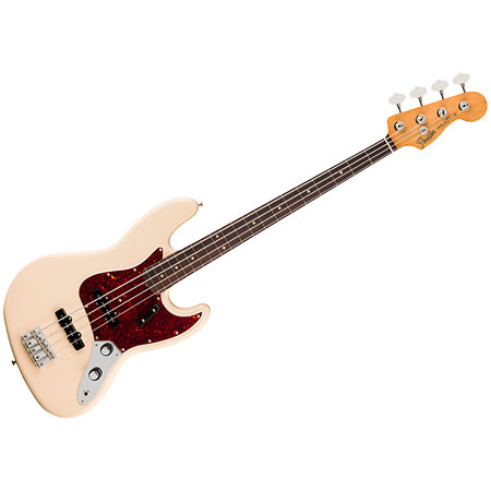Vintera III Early 60s Jazz Bass Olympic White + housse Fender