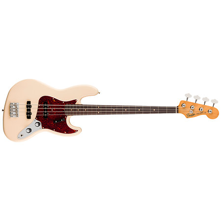 Vintera III Early 60s Jazz Bass Olympic White + housse Fender
