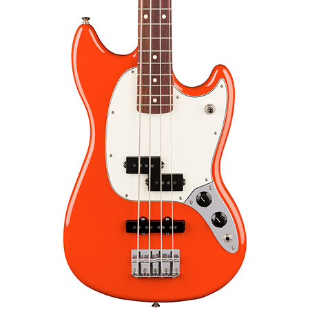 Player II Mustang Bass PJ Rallye Orange Fender