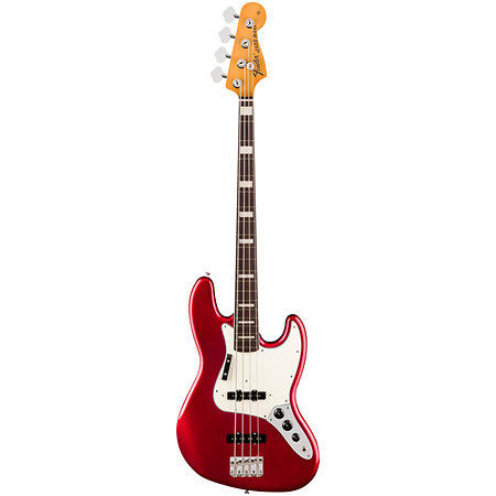 Vintera III Early 70s Jazz Bass Candy Apple Red + housse Fender